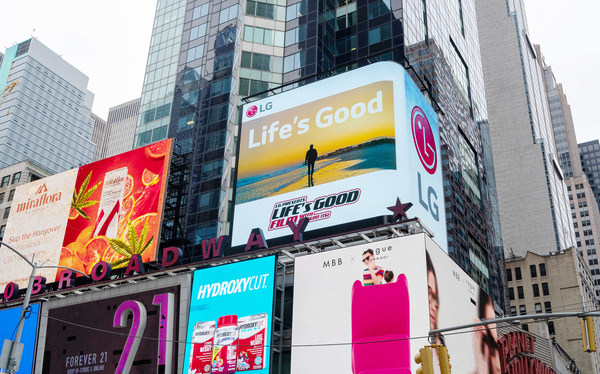 Life's Good Film on New York City Times Square
