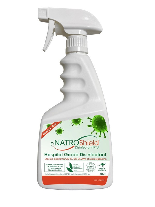 Pictured Above: NatroShield Disinfectant