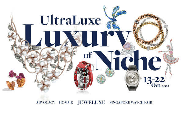 UltraLuxe Festival 2023 in Singapore (18-22 October 2023) is a niche luxury festival showcasing independent designers and iconic jewellery, watches, fashion and living style brands.