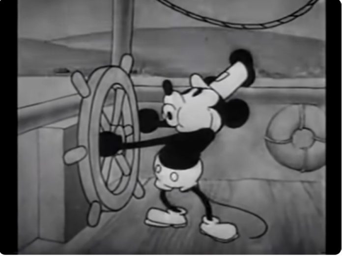 Screen capture of Walt Disney Animation Studios' ‘Steamboat Willie’. — Screen capture via YouTube/ Walt Disney Animation Studios