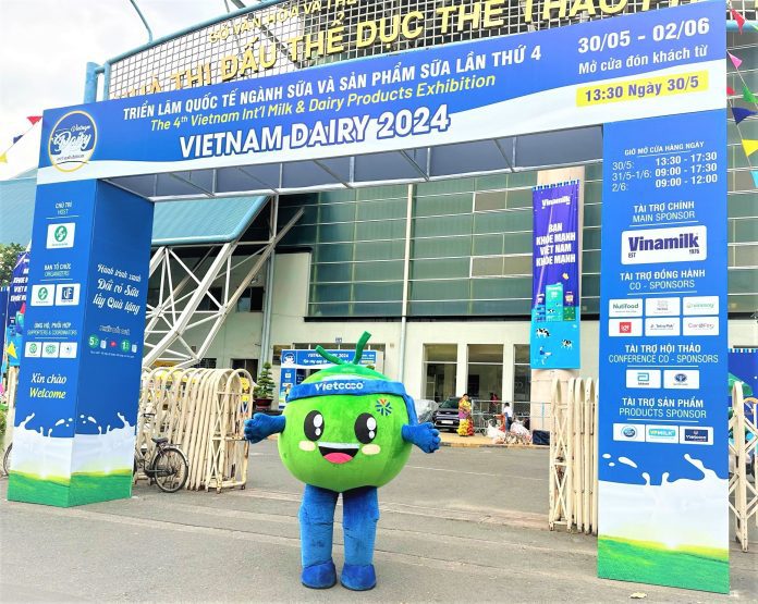 Vietcoco Coconut Milk beverage impressed at Vietnam Dairy 2024