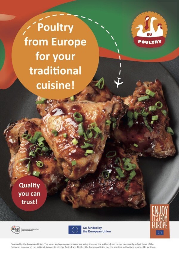 Poultry from Europe. Quality that makes it to Asian tables