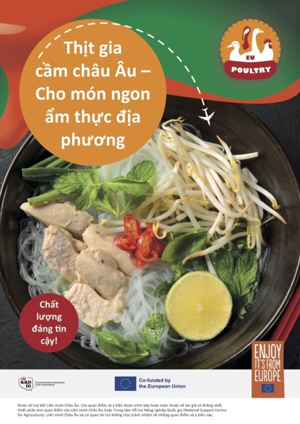 Poultry from Europe. Quality that makes it to Asian tables