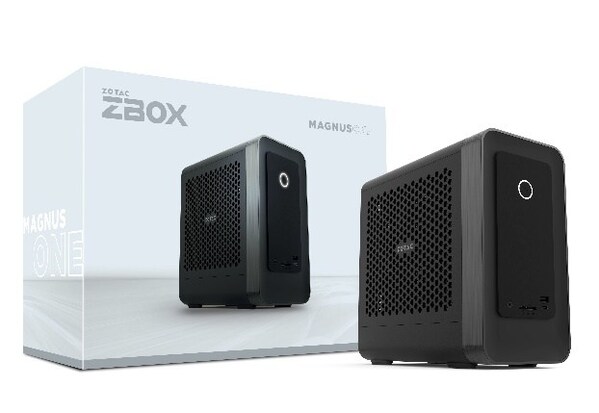 The new MAGNUS ONE EU27507TC is the smallest PC in the world to come equipped with both a desktop-class Intel® Core™ Ultra 7 processor, as well as a desktop ZOTAC GAMING GeForce RTX 5070 Ti graphics card.
