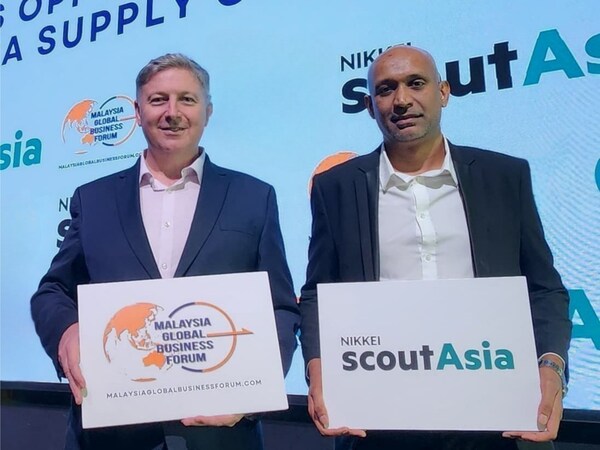 Chandra Krishman, Assistant Director at Nikkei scoutAsia (right) with Nordin Abdullah, Founding Chairman of the Malaysia Global Business Forum (MGBF). | Photo by MGBF Chandra Krishman, Assistant Director at Nikkei scoutAsia (right) with Nordin Abdullah, Founding Chairman of the Malaysia Global Business Forum (MGBF). | Photo by MGBF