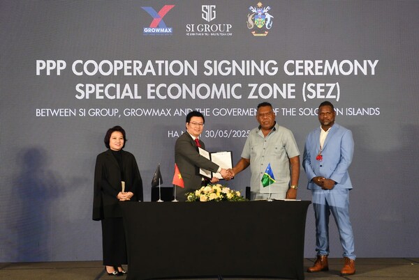 Public–Private Partnership Cooperation Signing Ceremony Special Economic Zone (SEZ) between SI Group, Growmax, and The Government of the Solomon Islands.