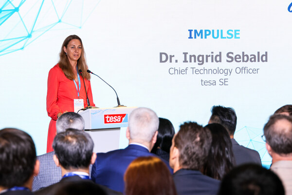 Remarks by tesa Executive Board Member Technology Dr. Ingrid Sebald on bonding for innovation and driving sustainability with groundbreaking technology.