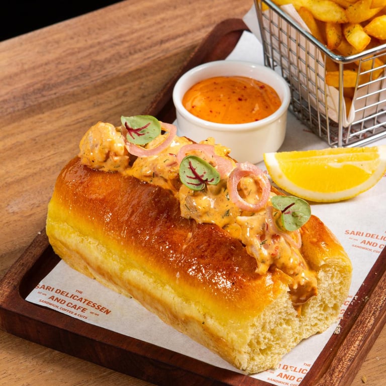 Lobster and Prawn Roll, Sari Delicatessen and Cafe