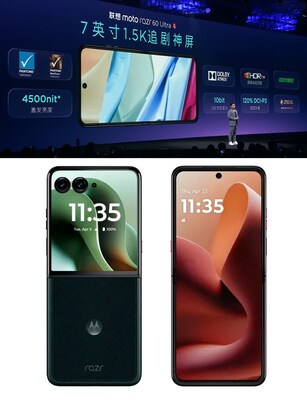 TCL CSOT Display Technology Sets New Trend in Foldables with Lenovo moto razr 60 Series