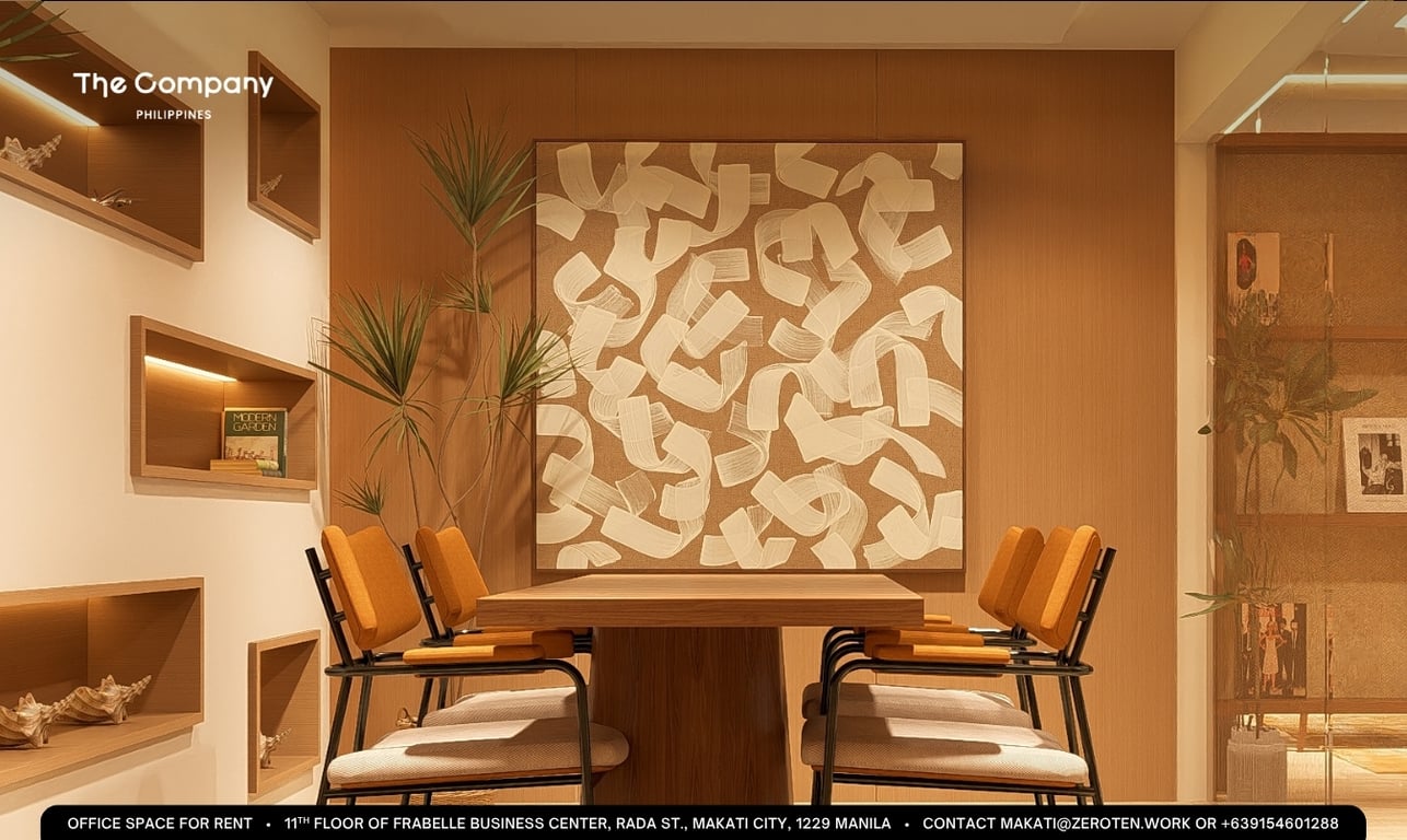 Modern, flexible office space in Makati’s business district. Move-in ready, with high-speed internet and 24/7 access for teams of any size.