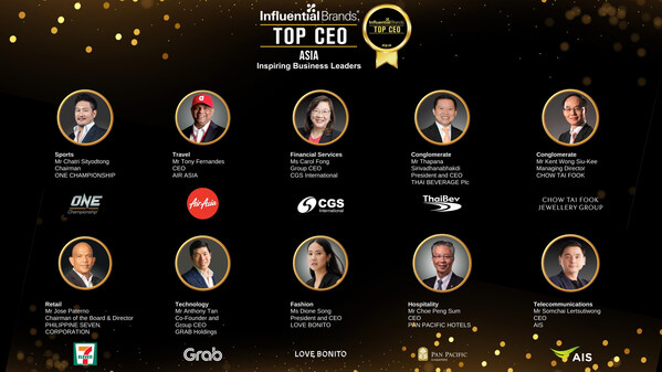 Influential Brands’ Top CEO Awardee Alumni.