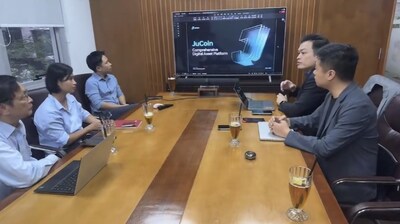 JuCoin Leadership Holds High-Level Discussions with the Vietnamese Government. (PRNewsfoto/JuCoin)