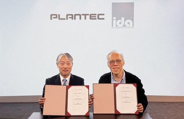 Left: Plantec, Inc. Chief Executive Officer Naoyuki Koyama  Right: ID Architects Pte Ltd Executive Director – Management Jin Sung Left: Plantec, Inc. Chief Executive Officer Naoyuki Koyama  Right: ID Architects Pte Ltd Executive Director – Management Jin Sung