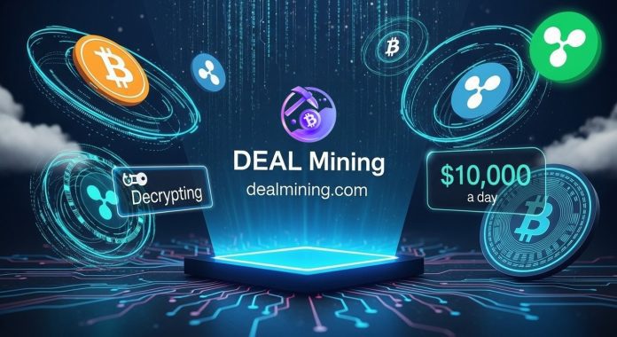 Converting BTC and XRP into real profits: Decrypting DEAL Mining's $10,000-a-day cloud mining contract