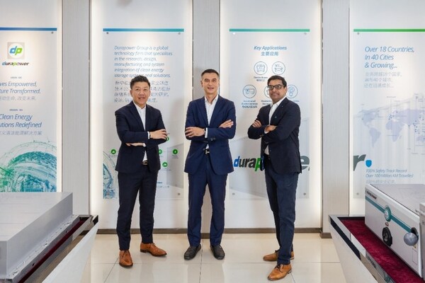 From left to right: Mr Kelvin Lim, Group President; Mr. James Rama Phataminviphas, Executive Chairman; and Mr Alok Verma, Group Chief Executive Officer.