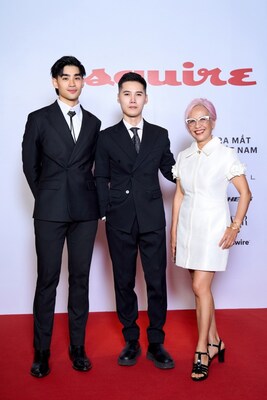 Pictured at the event: Venus Tran (far right), Founder & CEO of Sun Flower Media, and Dan Q. Dao (far left), Editor-in-Chief.