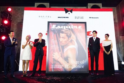 The unveiling of Esquire Vietnam’s return cover, featuring actor Lien Binh Phat.