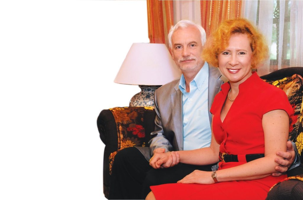H.E. Lyudmila Vorobyeva and husband fedor ozarenov