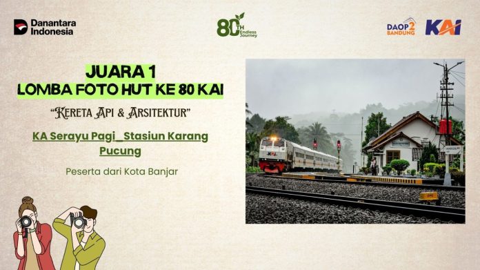 KAI Daop 2 Bandung Umumkan Pemenang Lomba Foto HUT ke-80 PT KAI