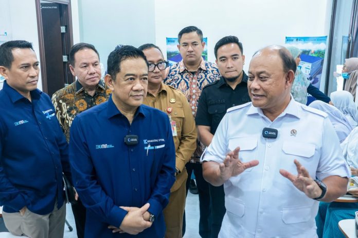 Krakatau Steel Resmikan Dapur Makan Bergizi Gratis dari Baja Modular