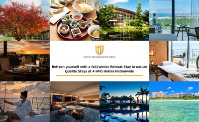 Refresh yourself with a fall/winter Retreat Stay in nature: Quality Stays at 4 HMJ Hotels Nationwide