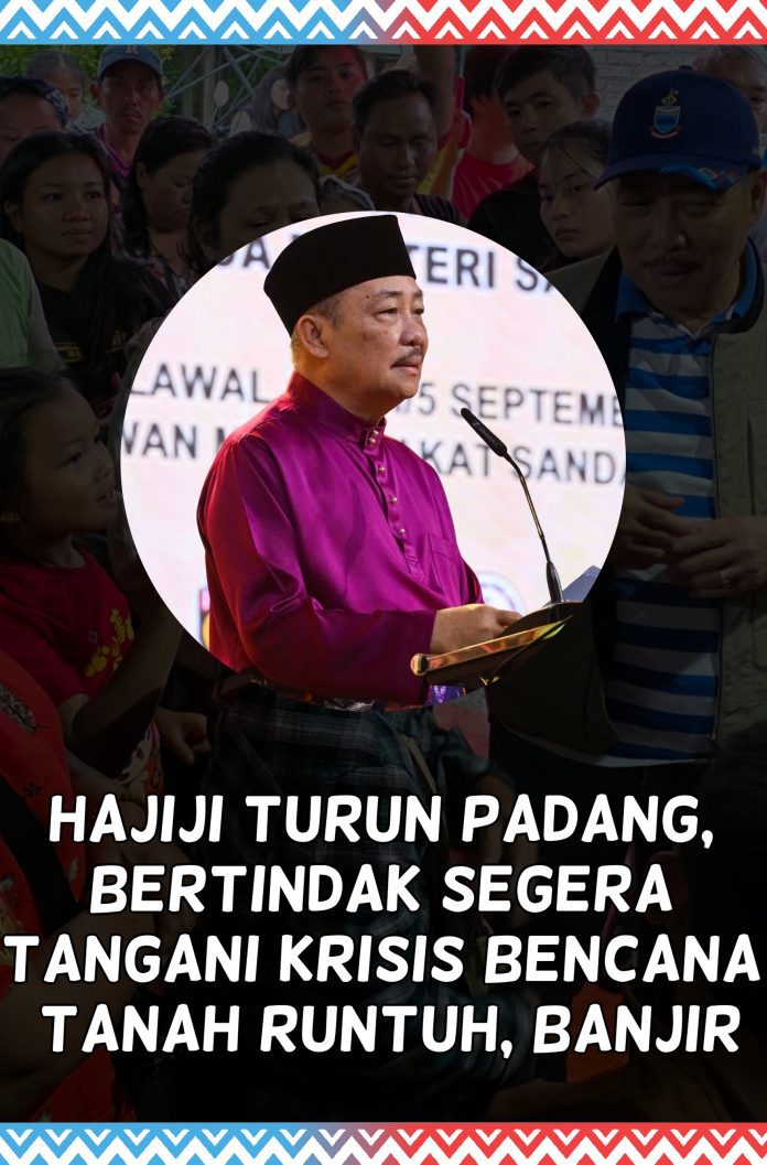 sinar hajiji segera tangani krisis bencana 2