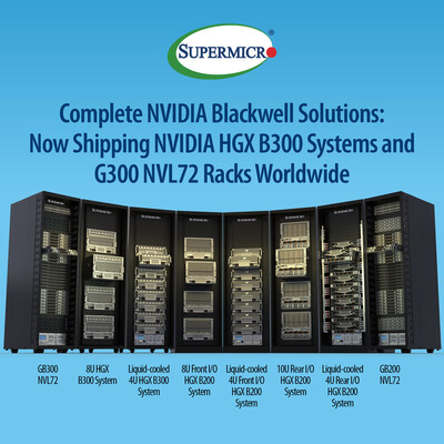 Complete NVIDIA Blackwell Solutions: Now Shipping NVIDIA HGX B300 Systems and GB300 NVL72 Racks Worldwide Complete NVIDIA Blackwell Solutions: Now Shipping NVIDIA HGX B300 Systems and GB300 NVL72 Racks Worldwide