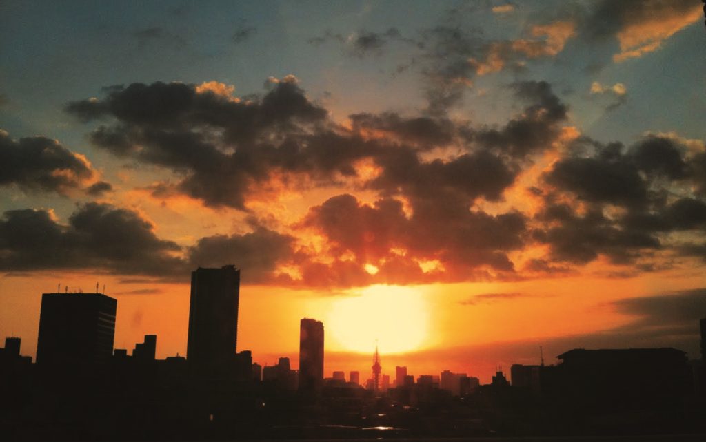 tokyo sunset