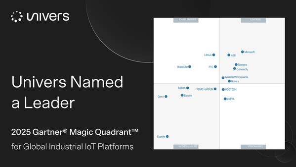 Univers Named a Leader in 2025 Gartner® Magic Quadrant™ for Global Industrial IoT Platforms
