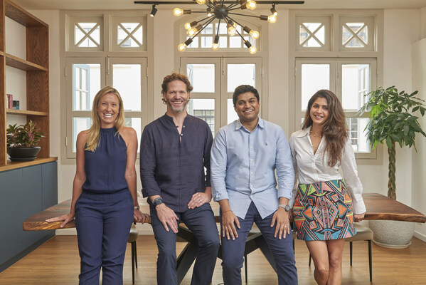 Left to Right Lauren Burns (Partner & Chief Operating Officer), Nicolas Cator (Founder & Managing Partner), Sarvesh Nevatia (Managing Director) and Rishika Chandan (Managing Partner)