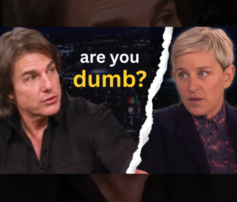 AT A GLANCE - tom cruise silences interviewers