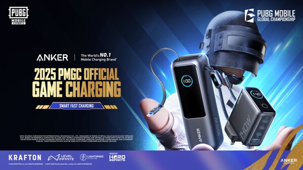 Anker Chargers Power 2025 PUBG MOBILE Global Championship -- Official Gaming Charging collaboration