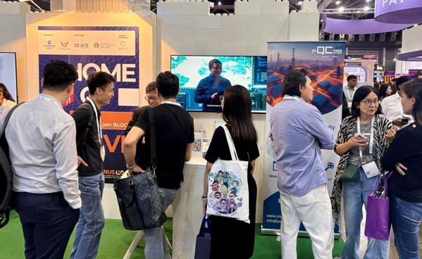 NUS Enterprise’s booth at the SFF2025.