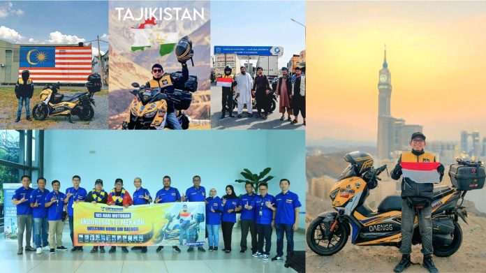 Dari Nusantara ke Tanah Suci: Om Daengg Tuntaskan Misi "Motoran Indonesia ke Mekkah" bersama Lupromax