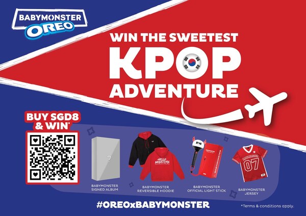 OREO X BABYMONSTER Buy, Selfie & Win Contest SG