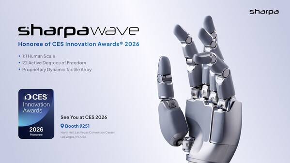Singapore's Sharpa Wins CES 2026 Innovation Award for Groundbreak AI Robotic Hand SharpaWave