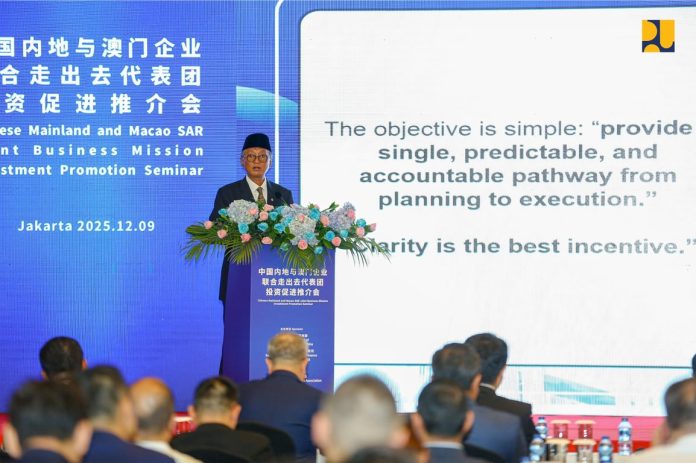 Menteri PU Dody Hanggodo Paparkan Arah Pembangunan Infrastruktur Nasional di Forum Investasi Indonesia-China