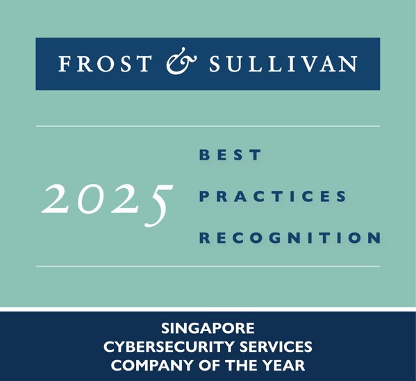 Singtel Receives Frost & Sullivan's 2025 Singapore Company of the Year Recognition in Cybersecurity Services Leadership