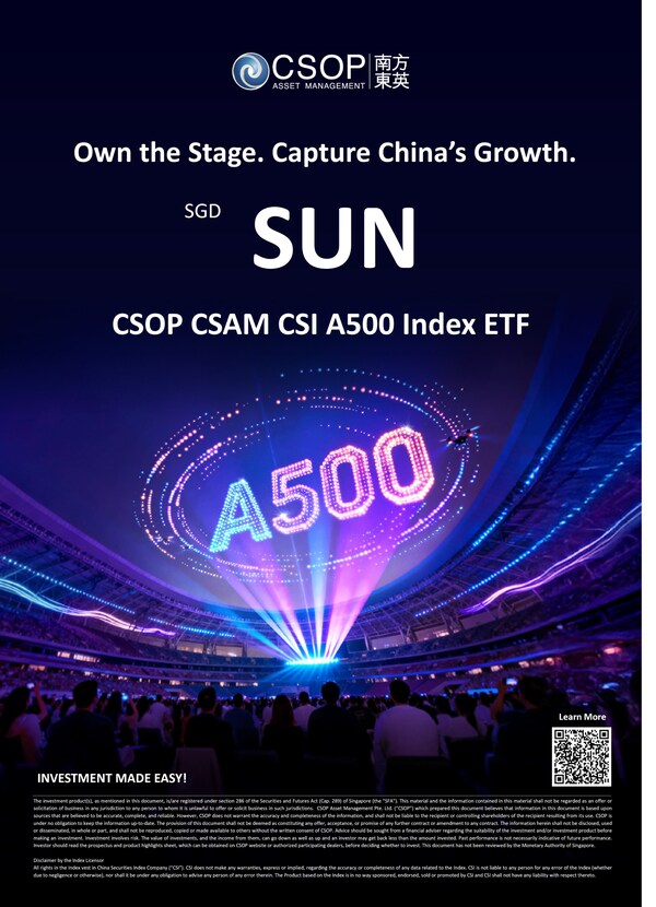 CSOP CSAM CSI A500 Index ETF (Stock Code: SUN)