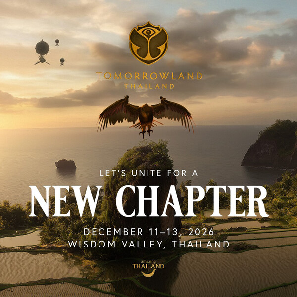 Tomorrowland Thailand unveils a new chapter as the legendary Belgian festival makes its first full-scale Asian debut on 11–13 December 2026 at Wisdom Valley Pattaya, uniting global music, creativity and Thailand’s world-class event excellence.