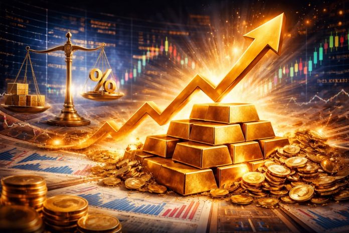 Emas Rebound Setelah Koreksi Tajam, Pasar Uji Arah di Tengah Tekanan Suku Bunga