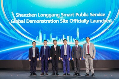 Huawei unveiled the Shenzhen Longgang Public Service Global Demonstration Site (PRNewsfoto/Huawei) Huawei unveiled the Shenzhen Longgang Public Service Global Demonstration Site (PRNewsfoto/Huawei)
