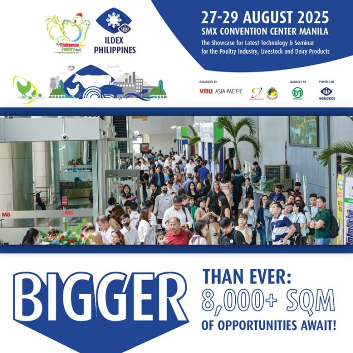 ILDEX Philippines 2025 Expands to Halls 1–4: Setting a New Benchmark for the Livestock Industry | 27–29 August 2025, SMX Convention Center Manila