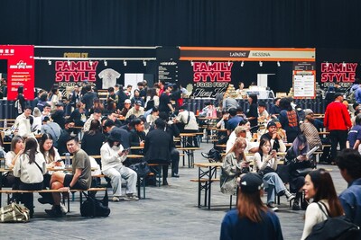 Recycling stations were set up at ComplexCon Recycling stations were set up at ComplexCon