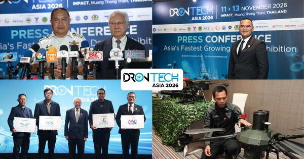 DronTech Asia 2026 - 11-13 November Bangkok, Thailand DronTech Asia 2026 - 11-13 November Bangkok, Thailand