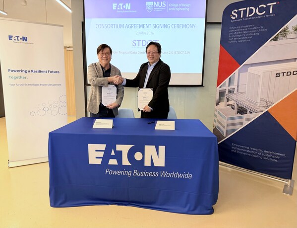 Left: Jimmy Yam, Vice-President and General Manager, Electrical Sector, East Asia, Eaton Right: Professor Lee Poh Seng, Programme Director of STDCT and Head of the Department of Mechanical Engineering at the College of Design and Engineering at NUS Left: Jimmy Yam, Vice-President and General Manager, Electrical Sector, East Asia, Eaton Right: Professor Lee Poh Seng, Programme Director of STDCT and Head of the Department of Mechanical Engineering at the College of Design and Engineering at NUS