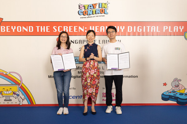 Signing of agreement between IMDA and Tencent to further digital wellbeing initiatives in Singapore.