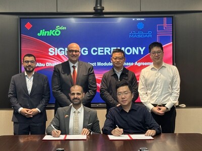 JinkoSolar and Masdar Sign 2GW Tiger Neo Module Purchase Agreement to Support Abu Dhabi's World-First RTC Project