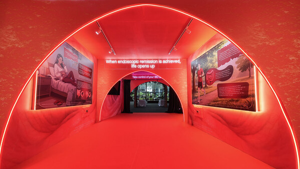 ‘Gut Tunnel’ experience in Singapore, Asia Square 2. Open to the public from 18–21 May. ‘Gut Tunnel’ experience in Singapore, Asia Square 2. Open to the public from 18–21 May.