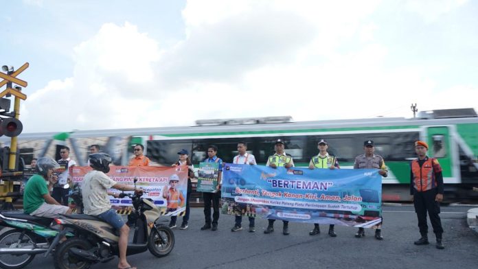 KAI Bandara GELAR SOSIALISASI KESELAMATAN DI JPL 683 STASIUN WATES